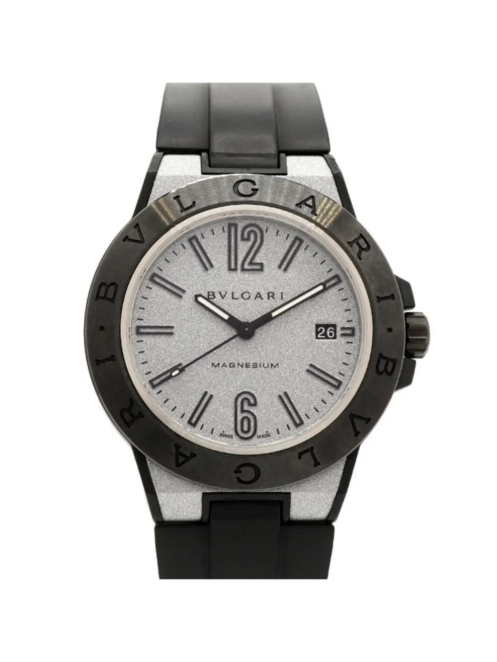 Bvlgari Bulgari Diagono Magnesium Gray Dial Watch